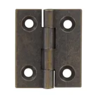 CERNIERA FRESATA PIANA OTTONE BRONZ 30X25 MM (24