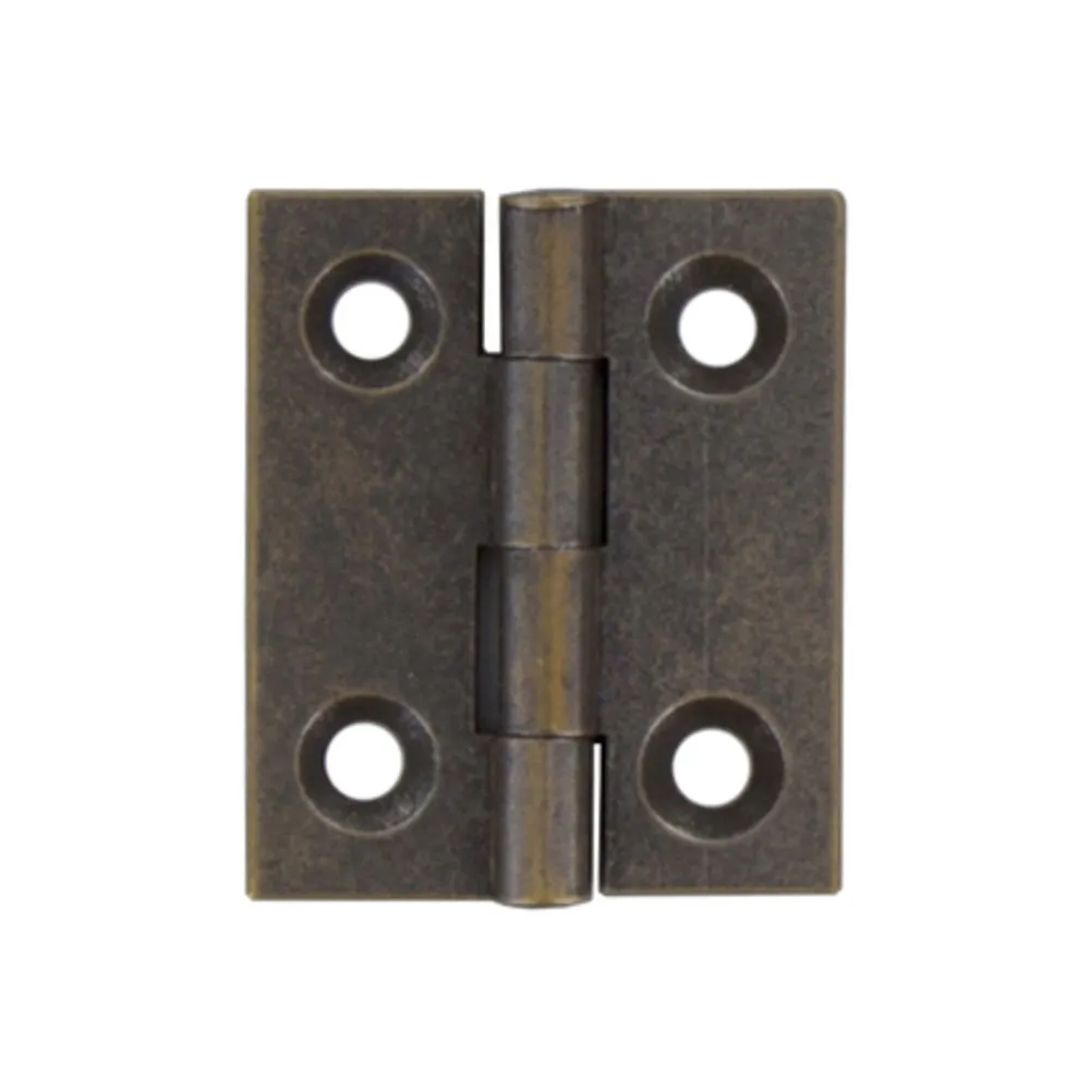 CERNIERA FRESATA PIANA OTTONE BRONZ 30X25 MM (24