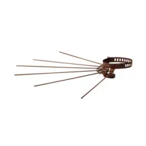STENDIBIANCHERIA A RAGGIERA D 8/14 CM MARRONE (10