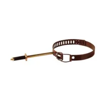 COLLARE P/TUBO DI STUFA D 8/14 CM MARRONE (25