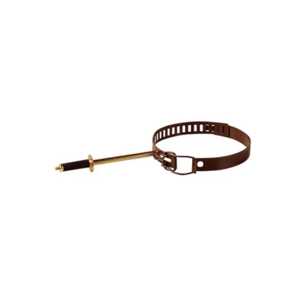 COLLARE P/TUBO DI STUFA D 8/14 CM MARRONE (25 COLLARE P/TUBO DI STUFA D 8/14 CM MARRONE (25