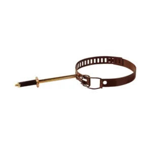 COLLARE P/TUBO DI STUFA D 8/14 CM MARRONE (25