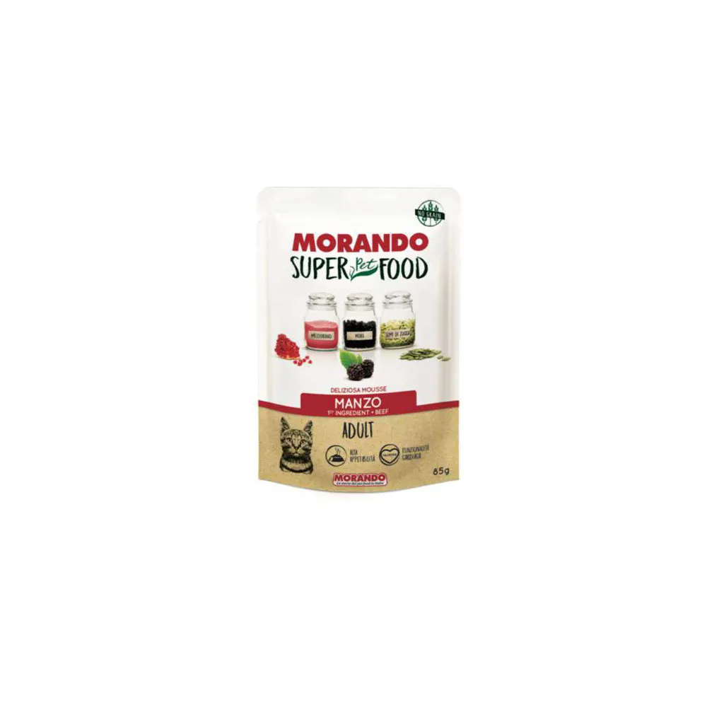 CIBO GATTO MORANDO SUPERFOOD 85 G MOUSSE MAN (24