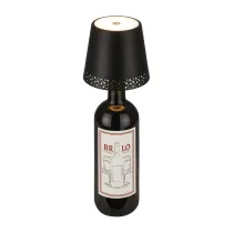 LAMPADA FLASKA P/MONTAGGIO SU BOTTIGLIA NERO