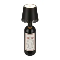 LAMPADA FLASKA P/MONTAGGIO SU BOTTIGLIA NERO