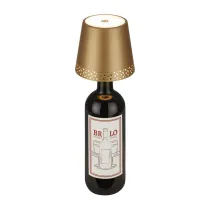 LAMPADA FLASKA P/MONTAGGIO SU BOTTIGLIA ORO