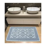 TAPPETO SARDO 40X60 CM CELESTE