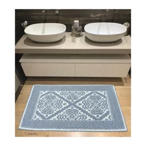 TAPPETO SARDO 40X60 CM CELESTE