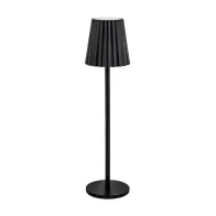 LAMPADA LED RICARICABILE DA TAVOLO MINU NERO (12
