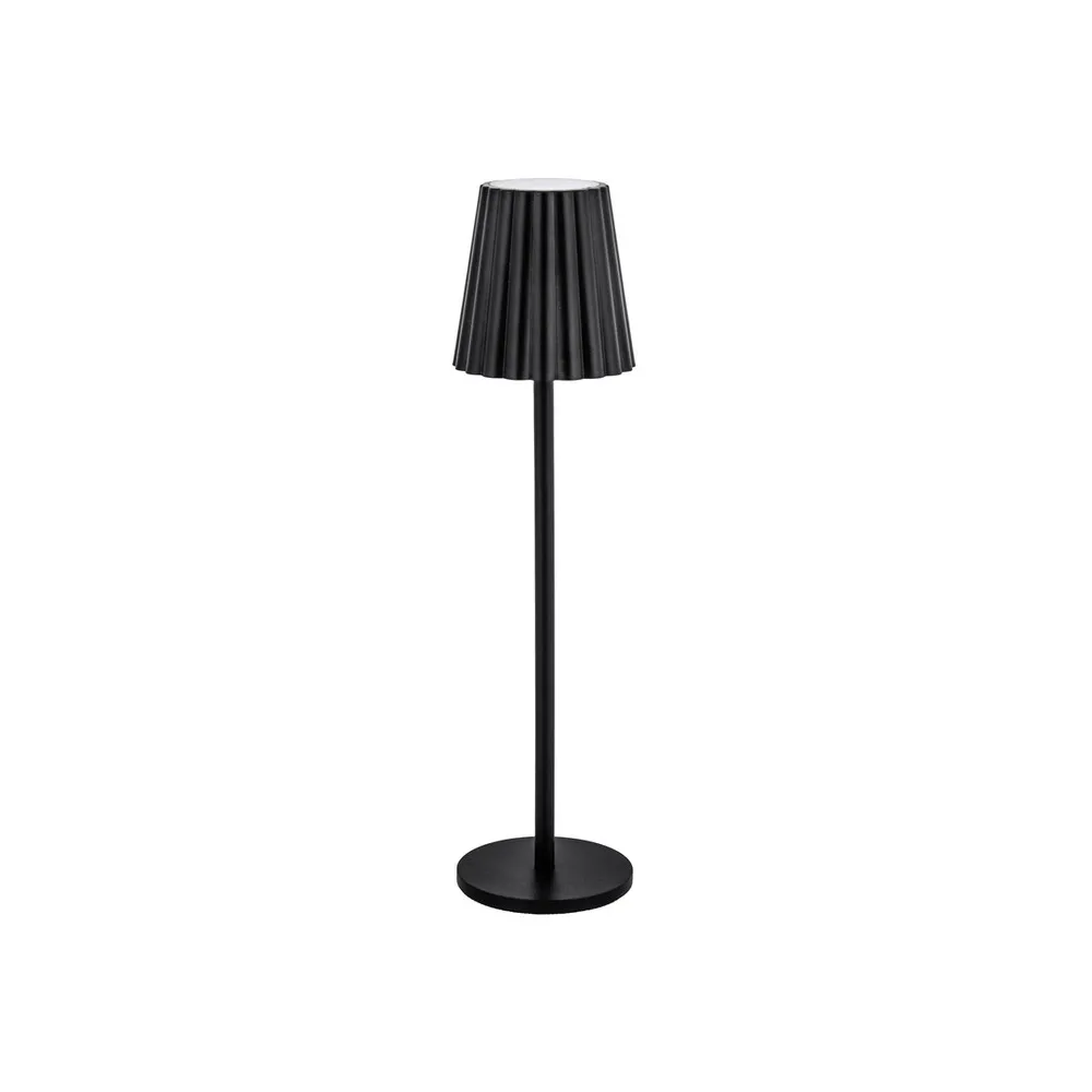 LAMPADA LED RICARICABILE DA TAVOLO MINU NERO (12