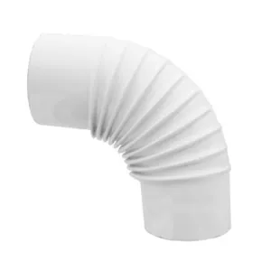 GOMITO P/STUFA 90 D 15 CM BIANCO