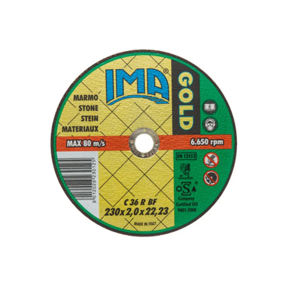IMA DISCO P/MARMO GOLD PIANO D 230X2 IMA DISCO P/MARMO GOLD PIANO D 230X2