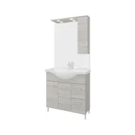 ARREDO BAGNO MOD.RUBINO ROVERE GRIGIO 85 CM