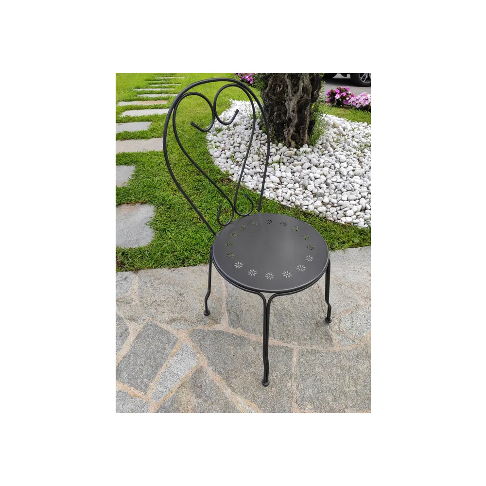 SEDIA SORRENTO NERO OPACO  015797 (4