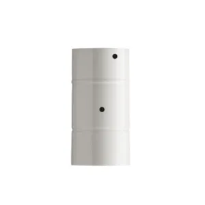 TUBO FORATO P/SERRANDE H 25 CM D 10 CM BIANC0