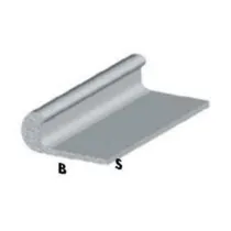 PROFILO ARGENTO H.100 CM UNGHIETTA 22X1 MM** (5