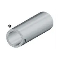 PROFILO ARGENTO H.200 CM TUBO TONDO 10X1 MM** (5