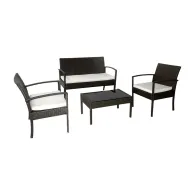 SALOTTO BOULEVARD 4 PZ BROWN BB780