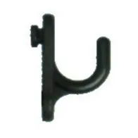 GANCIO P/PANNELLI FORATI NYLON FIG 6 CURVO (100