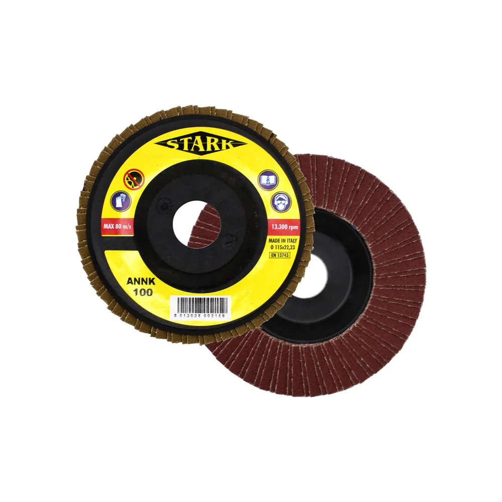 STARK DISCO ABRASIVO LAMELLARE D 115 MM GR  40 (10