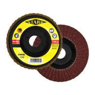 STARK DISCO ABRASIVO LAMELLARE D 115 MM GR  80 (10