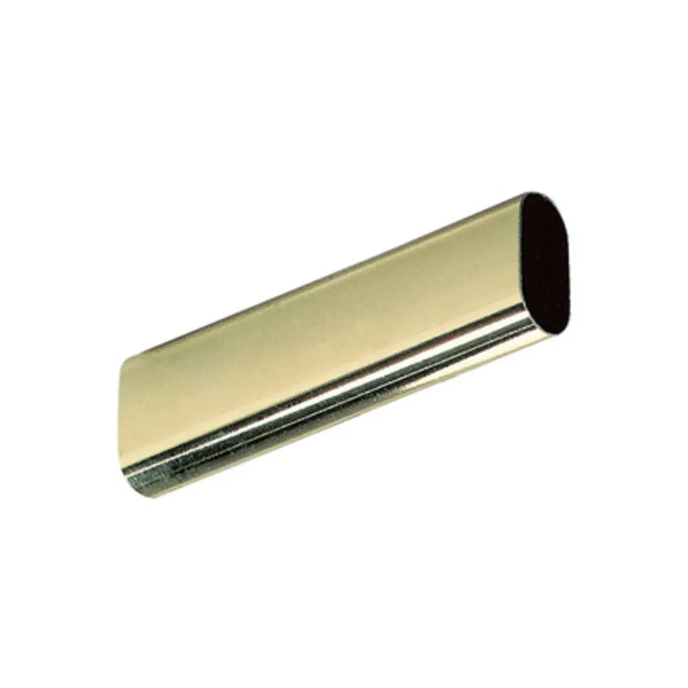 TUBO P/ARMADIO OVALE OTTONATO 30X15 MM DA 1 M (10 TUBO P/ARMADIO OVALE OTTONATO 30X15 MM DA 1 M (10