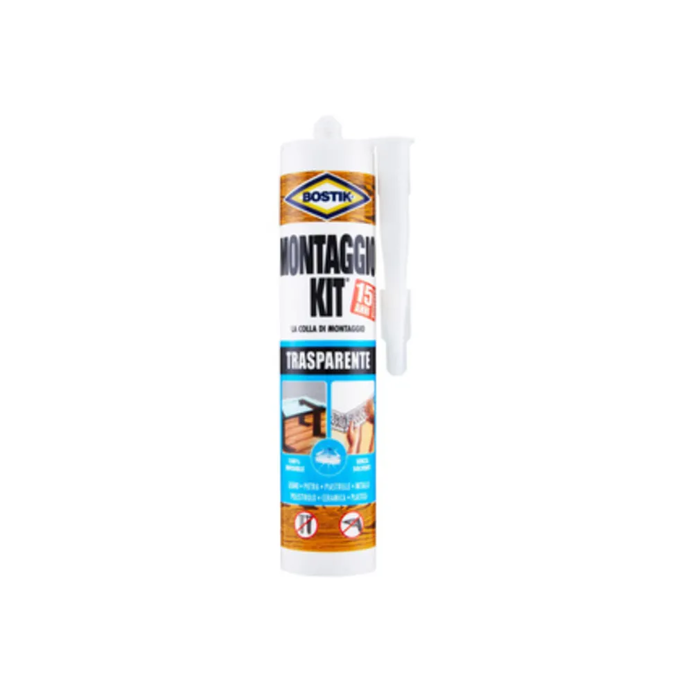 BOSTIK MONTAGGIO KIT TRASPARENTE 310 G CARTUC