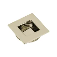 MANIGLIA DA INCASSO D 35X40 MM NICHEL