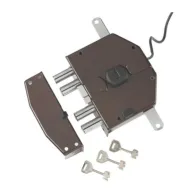 SERRATURA ELETTRICA SEGRETA DX C/CILIN 60 MM S/ASTE