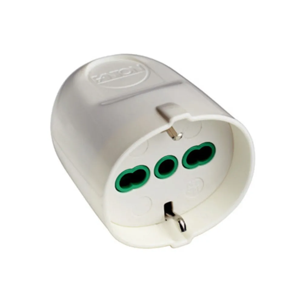 FME 81.050 PRESA SCHUKO BIPASSO 2P+T SMONTABILE