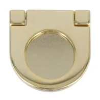 MANIGLIA ZAMA E 3262 INCASSO 36X36 MM ORO LUC (25