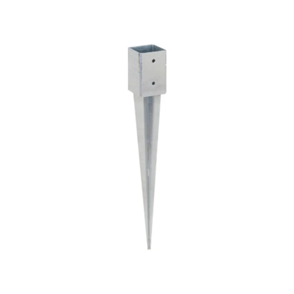 PIASTRA 797 SUPPORTO PILASTRO ZINC FUOCO 71X71 MM
