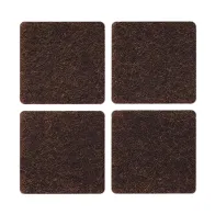 FELTRINO ADESIVO SEDIA MARRONE 100X100 MM CF 1 PZ* (50