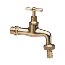 RUBINETTO OTTONE LUCIDO C/PORTAGOMMA D 1/2 (2