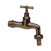 RUBINETTO OTTONE ANTICATO C/PORTAGOMMA D 1/2 (2
