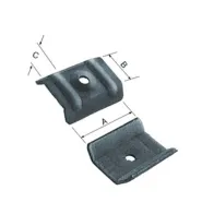 CAPPELLOTTO P/COIBENTATI ZINCATO 46X22X14 MM (100