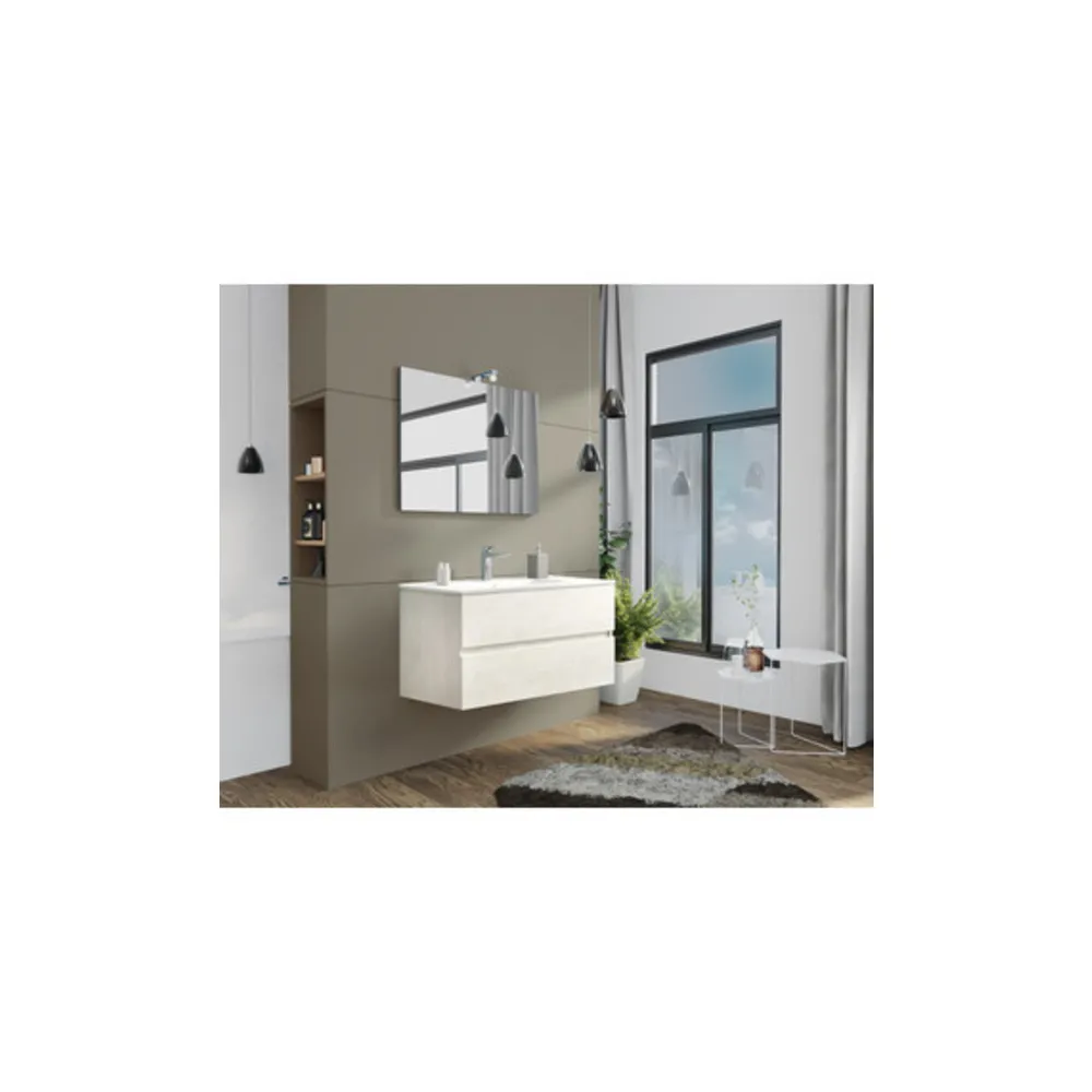 MOBILE BAGNO NEW SPLASH 105 SOSP. ROVERE BIANCO