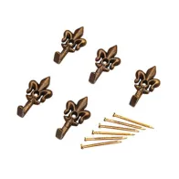 BL GANCIO P/QUADRO GIGLIO 32 MM BRON N. 0 5 PZ* (5