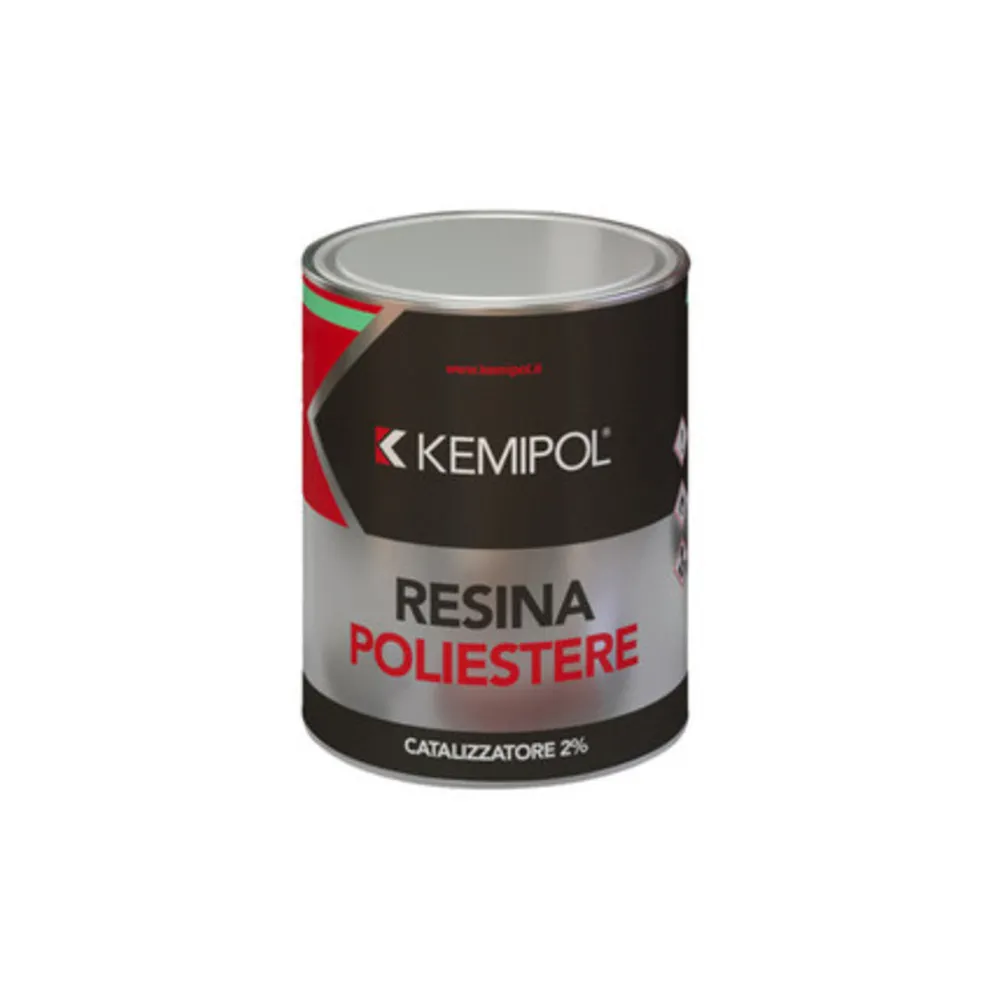 RESINA POLIESTERE C/CATALIZZATORE 750 ML (6