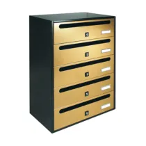 CASSETTA POSTALE ALUBOX CUBO/R 5 38