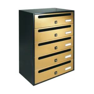 CASSETTA POSTALE ALUBOX CUBO/R 5 38