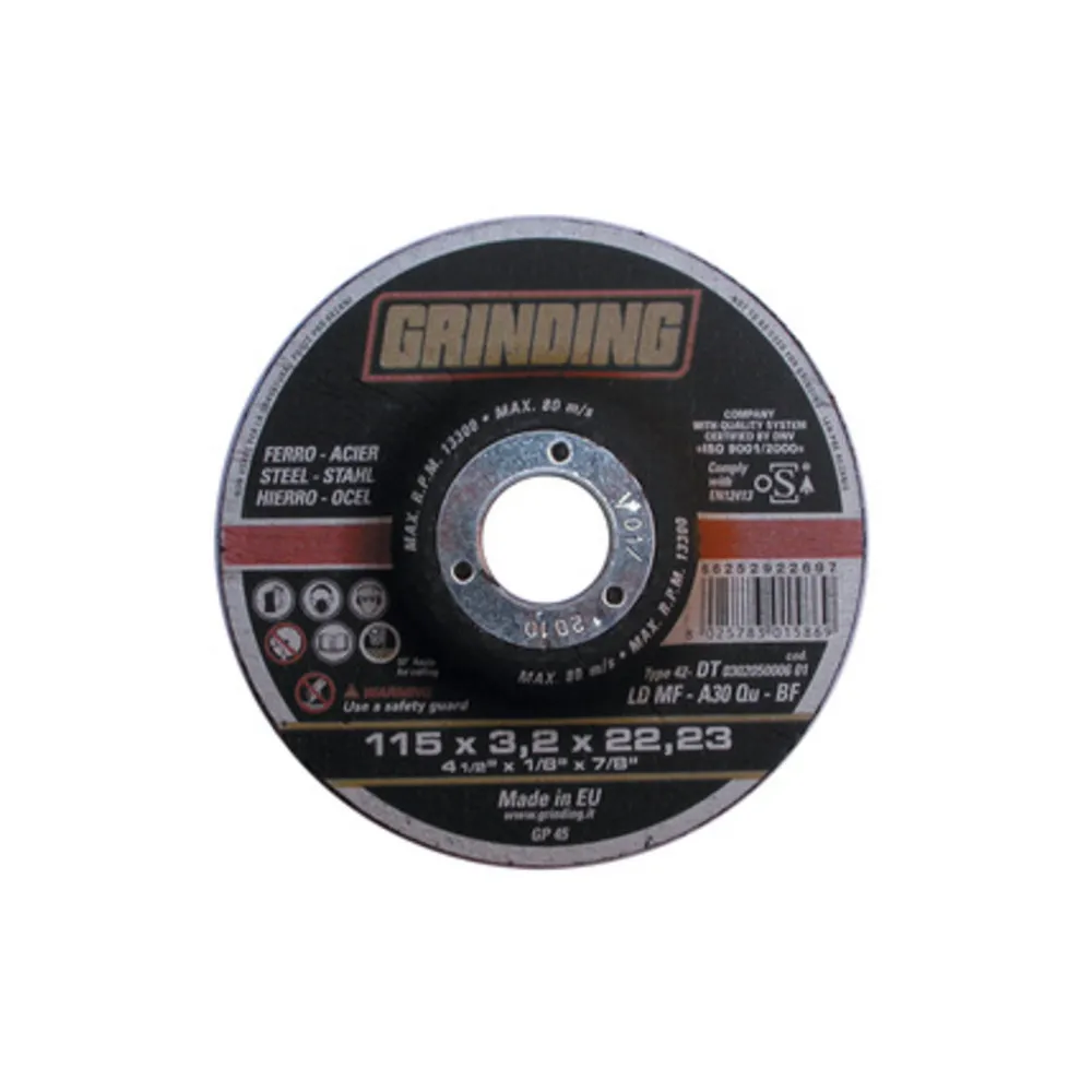 GRINDING DISCO FERRO DEPRES 115X2 GRINDING DISCO FERRO DEPRES 115X2