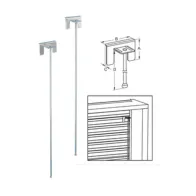 SICURA P/TAPPARELLA PLASTICA ASTA 39X480 MM (50