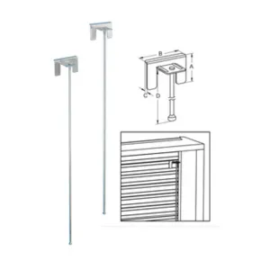 SICURA P/TAPPARELLA PLASTICA ASTA 39X480 MM (50