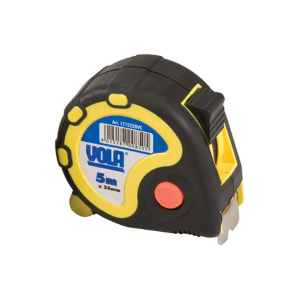 FLESSOMETRO VOLA TEKNA PRO IN ABS 5 M X 25 MM* (6 FLESSOMETRO VOLA TEKNA PRO IN ABS 5 M X 25 MM* (6