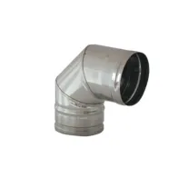 GOMITO INOX AISI 304 90 D 15 CM