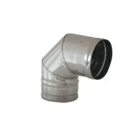 GOMITO INOX AISI 304 90 D 20 CM