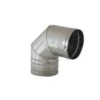 GOMITO INOX AISI 304 90 D 25 CM