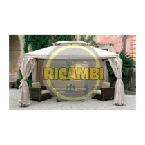 C SET 4 TELI MOSCHIERA P/GAZEBO SAHARA 300X400CM