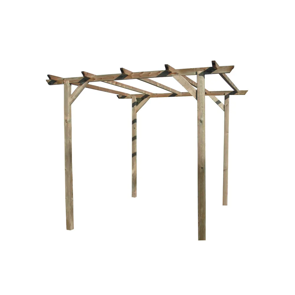 PERGOLA IN LEGNO IMPREGNATO 300X300XH247 CM